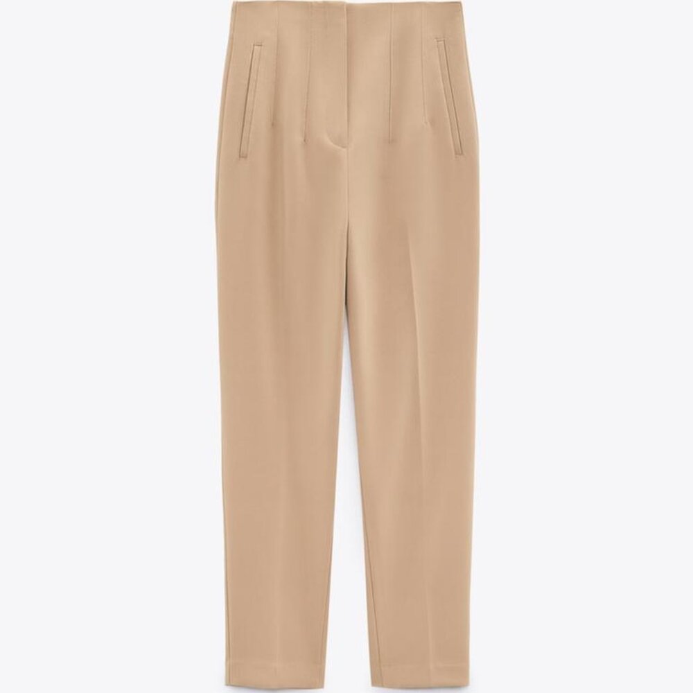 Zara Tan Trousers- perfect for size 10/L